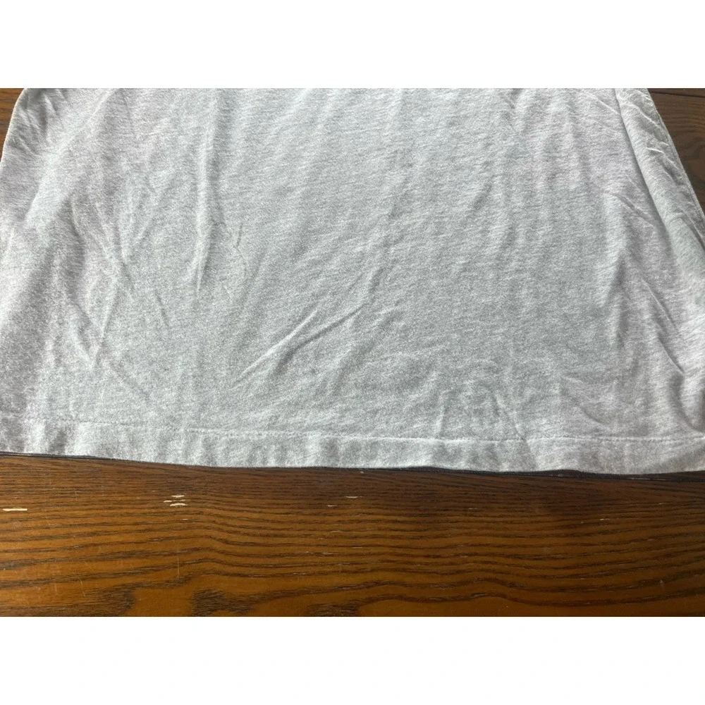 Polo Ralph Lauren Shirt Mens Large Gray V Neck Classic Fit Pony Logo